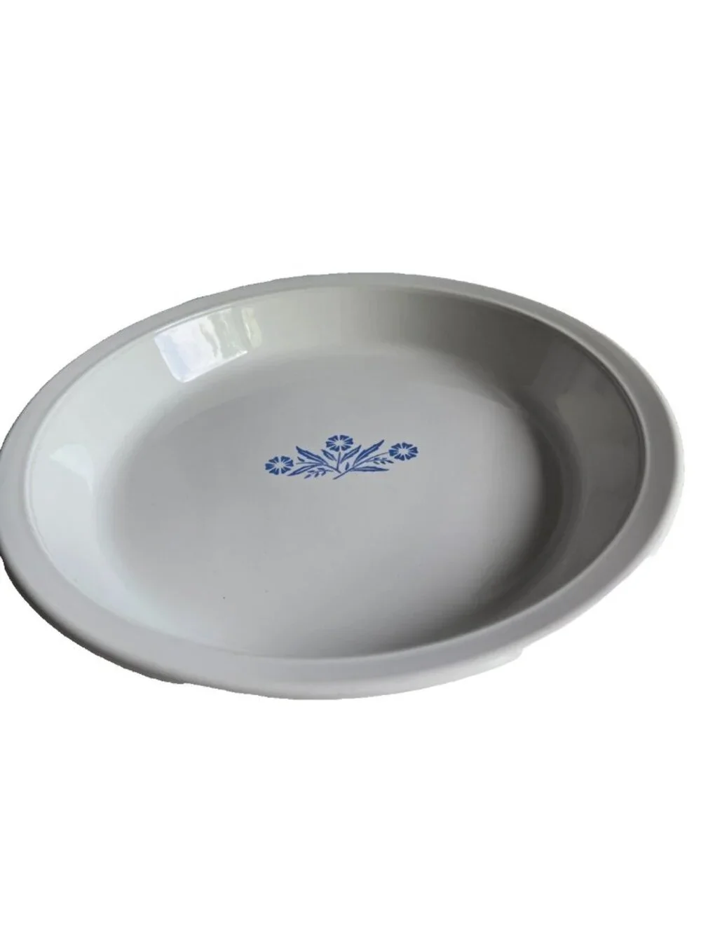 Corning Ware Blue Cornflower P-309 Pie Plate Baking Serve Dish Vintage